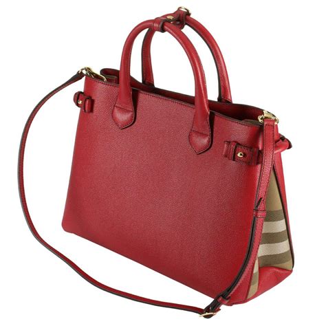 burberry red leather purse|burberry front zip shoulder bags.